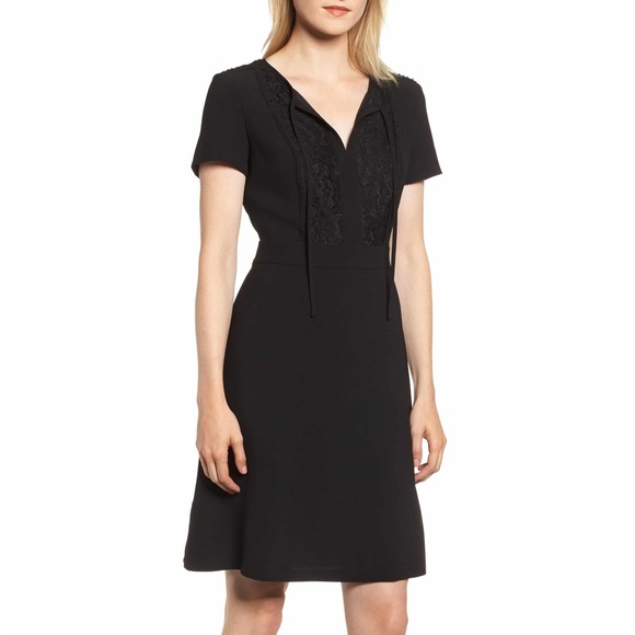 Karl Lagerfeld Dresses & Skirts - Karl Lagerfeld Paris 🌹 Lace Bib Sheath Dress